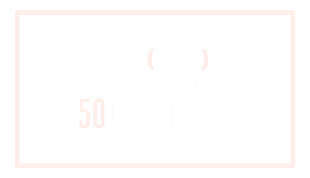 Dr. Key Forbes 50 Champion Logo White